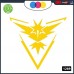 ADESIVO Pokemon Go Team DIMENSIONI: 11x11 CENTIMETRI - INSTINCT - MYSTIC - VALOR logo STICKER - AUTO,FINESTRE,LAPTOP,MAC Cod.1289 (GIALLO) ADESIVO Pokemon Go Team DIMENSIONI: 11x11 CENTIMETRI - INSTINCT - MYSTIC - VALOR logo STICKER - AUTO,FINESTRE,LAPTOP,MAC Cod.1289 (GIALLO)