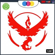 ADESIVO Pokemon Go Team DIMENSIONI: 11x11 CENTIMETRI - INSTINCT - MYSTIC - VALOR logo STICKER - AUTO,FINESTRE,LAPTOP,MAC Cod.1289 (ROSSO) ADESIVO Pokemon Go Team DIMENSIONI: 11x11 CENTIMETRI - INSTINCT - MYSTIC - VALOR logo STICKER - AUTO,FINESTRE,LAPTOP,MAC Cod.1289 (ROSSO)