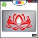 Adesivo FIORE DI LOTO - PER TUTTI I MODELLI DI Mac Book Apple - ADESIVO ADATTO A OGNI TIPO DI COMPUTER (ROSSO - 15 " 17 " Macbook) Adesivo FIORE DI LOTO - PER TUTTI I MODELLI DI Mac Book Apple - ADESIVO ADATTO A OGNI TIPO DI COMPUTER (ROSSO - 15 " 17 " Macbook)