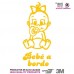 Artstickers® - Adesivo Bebé a Bordo bimba, Babyfun collection, 10 colori a scelta + regalo sorpresa 9cm x 16,5 cm giallo Artstickers® - Adesivo Bebé a Bordo bimba, Babyfun collection, 10 colori a scelta + regalo sorpresa 9cm x 16,5 cm giallo