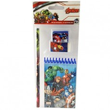 SET DA 4 PEZZI PER LA SCUOLA - Avengers Marvel stationary set 4pz