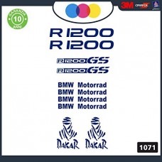 Adesivi Stickers BMW R1200 GS rally touring Kit 10pz Moto Cod. 1067 (blu) Adesivi Stickers BMW R1200 GS rally touring Kit 10pz Moto Cod. 1067 (blu)