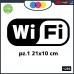 1 Adesivo (NERO) "Free Wifi" per bar, club, uffici,vetrine, negozi, ristoranti, salon, stickers, decal Cod.1293 1 Adesivo (NERO) "Free Wifi" per bar, club, uffici,vetrine, negozi, ristoranti, salon, stickers, decal Cod.1293