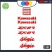 KAWASAKI ZX -6R NINJA - ADESIVI PER MOTO - sticker decal Kit 10pz Moto Cod. 1087 (Rosso) KAWASAKI ZX -6R NINJA - ADESIVI PER MOTO - sticker decal Kit 10pz Moto Cod. 1087 (Rosso)