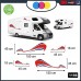 ADESIVI ONDE CURVE - WAVE - KIT ADESIVI PER 2 FIANCATE - PER CAMPER, FURGONI E VAN - - Cod. 1198 (Rosso-Blu) ADESIVI ONDE CURVE - WAVE - KIT ADESIVI PER 2 FIANCATE - PER CAMPER, FURGONI E VAN - - Cod. 1198 (Rosso-Blu)