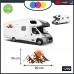 ADESIVO DECORATIVO PER FIANCATA PAESAGGIO SOLE MONTAGNE - PER CAMPER, FURGONI E VAN - - Cod. 1202