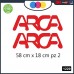 2- ADESIVI - ROSSO - LOGO - ARCA- PER CAMPER, FURGONI E VAN - - Cod. 1220 2- ADESIVI - ROSSO - LOGO - ARCA- PER CAMPER, FURGONI E VAN - - Cod. 1220