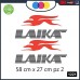 2- ADESIVI - GRIGIO - ROSSO - LOGO - LAIKA - PER CAMPER, FURGONI E VAN - - Cod. 1221 2- ADESIVI - GRIGIO - ROSSO - LOGO - LAIKA - PER CAMPER, FURGONI E VAN - - Cod. 1221