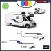 ADESIVI PER CAMPER - CURVE LINEE - DECORATIVI PER AMBEDUE LE FIANCATE - - - PER CAMPER, FURGONI E VAN - - - Cod. 1267 (Grigio-Blu) ADESIVI PER CAMPER - CURVE LINEE - DECORATIVI PER AMBEDUE LE FIANCATE - - - PER CAMPER, FURGONI E VAN - - - Cod. 1267 (Grigio-Blu)