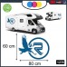 ADESIVO PER CAMPER - RIMOR AQUILE - DECORATIVI - Cod. 1278 (Blu-chiaro) ADESIVO PER CAMPER - RIMOR AQUILE - DECORATIVI - Cod. 1278 (Blu-chiaro)