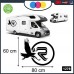 ADESIVO PER CAMPER - RIMOR AQUILE - DECORATIVI - Cod. 1278 (Nero) ADESIVO PER CAMPER - RIMOR AQUILE - DECORATIVI - Cod. 1278 (Nero)