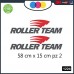 2- ADESIVI -ROSSO - NERO - LOGO - ROLLER TEAM- PER CAMPER, FURGONI E VAN - - Cod. 1224 2- ADESIVI -ROSSO - NERO - LOGO - ROLLER TEAM- PER CAMPER, FURGONI E VAN - - Cod. 1224