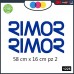 2- ADESIVI - BLU - LOGO -RIMOR - PER CAMPER, FURGONI E VAN - Cod. 1225 2- ADESIVI - BLU - LOGO -RIMOR - PER CAMPER, FURGONI E VAN - Cod. 1225