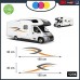 KIT 2 ADESIVI PER CAMPER TRIBALE - DECORATIVI PER AMBEDUE LE FIANCATE - - - PER CAMPER, FURGONI E VAN - - - Cod. 1236 (Grigio-Arancione) KIT 2 ADESIVI PER CAMPER TRIBALE - DECORATIVI PER AMBEDUE LE FIANCATE - - - PER CAMPER, FURGONI E VAN - - - Cod. 1236 (Grigio-Arancione)