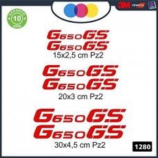 6 ADESIVI BMW G650GS - ADESIVI PER MOTO - rally touring sticker decal Moto Cod. 1280 (Rosso) 6 ADESIVI BMW G650GS - ADESIVI PER MOTO - rally touring sticker decal Moto Cod. 1280 (Rosso)