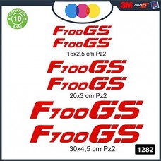6 ADESIVI BMW F700GS - ADESIVI PER MOTO - rally touring sticker decal Moto Cod. 1282 (Rosso) 6 ADESIVI BMW F700GS - ADESIVI PER MOTO - rally touring sticker decal Moto Cod. 1282 (Rosso)