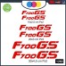 6 ADESIVI BMW F700GS - ADESIVI PER MOTO - rally touring sticker decal Moto Cod. 1282 (Rosso)