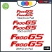 6 ADESIVI BMW F800GS - ADESIVI PER MOTO - rally touring sticker decal Moto Cod. 1283 (Rosso) 6 ADESIVI BMW F800GS - ADESIVI PER MOTO - rally touring sticker decal Moto Cod. 1283 (Rosso)