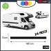 4 -ADESIVI DECORATIVI PER AMBEDUE LE FIANCATE - DOPPIA LINEA ORIZZONTALE - PER CAMPER, FURGONI E VAN - - Cod. 1266 4 -ADESIVI DECORATIVI PER AMBEDUE LE FIANCATE - DOPPIA LINEA ORIZZONTALE - PER CAMPER, FURGONI E VAN - - Cod. 1266