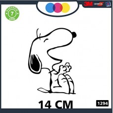 ADESIVO PER AUTO - SNOOPY - STICKERS notebook - cane, cani, adesivi cani, STICKERS auto - accessori, stickers, decal Cod. (Nero)