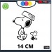 ADESIVO PER AUTO - SNOOPY - Woodstock - STICKERS notebook - cane, cani, adesivi cani, STICKERS auto - accessori, stickers, decal Cod.1304 (Nero) ADESIVO PER AUTO - SNOOPY - Woodstock - STICKERS notebook - cane, cani, adesivi cani, STICKERS auto - accessori, stickers, decal Cod.1304 (Nero)