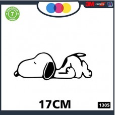 ADESIVO PER AUTO - SNOOPY - STICKERS notebook - cane, cani, adesivi cani, STICKERS auto - accessori, stickers, decal Cod.1305 (Nero)