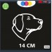ADESIVO PER AUTO - PROFILO CANE DA CACCIA - POINTER- STICKERS - notebook - cane, cani, adesivi cani, STICKERS auto - accessori, stickers, decal Cod 1314 (Bianco) ADESIVO PER AUTO - PROFILO CANE DA CACCIA - POINTER- STICKERS - notebook - cane, cani, adesivi cani, STICKERS auto - accessori, stickers, decal Cod 1314 (Bianco)