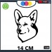 ADESIVO PER AUTO - CANE - WELSH CORGI - STICKERS - notebook - cane, cani, adesivi cani, STICKERS auto - accessori, stickers, decal Cod 1340 (Nero) ADESIVO PER AUTO - CANE - WELSH CORGI - STICKERS - notebook - cane, cani, adesivi cani, STICKERS auto - accessori, stickers, decal Cod 1340 (Nero)