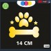 ADESIVO PER AUTO - ZAMPA - ZAMPETTA - ORMA - STELLINE - OSSO - ZAMPETTE -STICKERS notebook - cane, cani, adesivi cani, STICKERS auto - accessori, stickers, decal Cod 1324 (Oro) ADESIVO PER AUTO - ZAMPA - ZAMPETTA - ORMA - STELLINE - OSSO - ZAMPETTE -STICKERS notebook - cane, cani, adesivi cani, STICKERS auto - accessori, stickers, decal Cod 1324 (Oro)