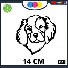 ADESIVO PER AUTO -CAGNOLINO - PALLINI -BOLLE-CUCCIOLO - STICKERS notebook - cane, cani, adesivi cani, STICKERS auto - accessori, stickers, decal Cod 1330 (Nero)