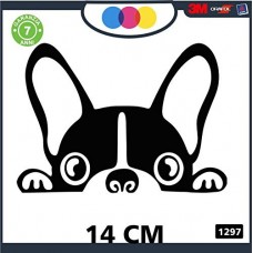 ADESIVO PER AUTO - BULLDOG FRANCESE - STICKERS notebook - cane, cani, adesivi cani, STICKERS auto - accessori, stickers, decal Cod 1297 (Nero) ADESIVO PER AUTO - BULLDOG FRANCESE - STICKERS notebook - cane, cani, adesivi cani, STICKERS auto - accessori, stickers, decal Cod 1297 (Nero)
