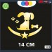 ADESIVO PER AUTO -CAGNOLINO CON STELLINE - STICKERS notebook - cane, cani, adesivi cani, STICKERS auto - accessori, stickers, decal Cod 1310 (Oro) ADESIVO PER AUTO -CAGNOLINO CON STELLINE - STICKERS notebook - cane, cani, adesivi cani, STICKERS auto - accessori, stickers, decal Cod 1310 (Oro)