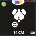ADESIVO PER AUTO -CAGNOLINO CON PALLINA - STICKERS notebook - cane, cani, adesivi cani, STICKERS auto - accessori, stickers, decal Cod 1311 (Bianco) ADESIVO PER AUTO -CAGNOLINO CON PALLINA - STICKERS notebook - cane, cani, adesivi cani, STICKERS auto - accessori, stickers, decal Cod 1311 (Bianco)