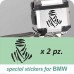 2 ADESIVI BMW - SIMBOLO DAKAR - PER BAULETTO - VALIGIA MOTO- BMW - MOTO - TRAVEL- TRAVELER - NERO - 2 ADESIVI BMW - SIMBOLO DAKAR - PER BAULETTO - VALIGIA MOTO- BMW - MOTO - TRAVEL- TRAVELER - NERO -