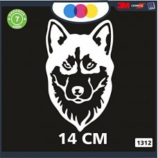 ADESIVO PER AUTO CANE LUPO - STICKERS notebook - cane, cani, adesivi cani, STICKERS auto - accessori, stickers, decal Cod 1312 (Bianco) ADESIVO PER AUTO CANE LUPO - STICKERS notebook - cane, cani, adesivi cani, STICKERS auto - accessori, stickers, decal Cod 1312 (Bianco)