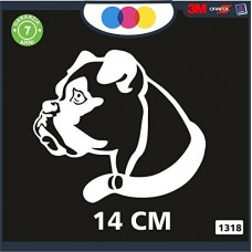 ADESIVO PER AUTO - CANE - BOXER PROFILO - STICKERS - notebook - cane, cani, adesivi cani, STICKERS auto - accessori, stickers, decal Cod 1318 (Bianco) ADESIVO PER AUTO - CANE - BOXER PROFILO - STICKERS - notebook - cane, cani, adesivi cani, STICKERS auto - accessori, stickers, decal Cod 1318 (Bianco)