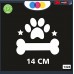 ADESIVO PER AUTO - ZAMPA - ZAMPETTA - ORMA - STELLINE - OSSO - ZAMPETTE -STICKERS notebook - cane, cani, adesivi cani, STICKERS auto - accessori, stickers, decal Cod 1324 (Bianco) ADESIVO PER AUTO - ZAMPA - ZAMPETTA - ORMA - STELLINE - OSSO - ZAMPETTE -STICKERS notebook - cane, cani, adesivi cani, STICKERS auto - accessori, stickers, decal Cod 1324 (Bianco)