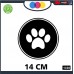 ADESIVO PER AUTO - CERCHIO - ZAMPA - IMPRONTA - ORMA - DOG FOOTPRINT - ZAMPETTE - STICKERS notebook - cane, cani, adesivi cani, STICKERS auto - accessori, stickers, decal Cod 1328 (Nero) ADESIVO PER AUTO - CERCHIO - ZAMPA - IMPRONTA - ORMA - DOG FOOTPRINT - ZAMPETTE - STICKERS notebook - cane, cani, adesivi cani, STICKERS auto - accessori, stickers, decal Cod 1328 (Nero)