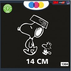ADESIVO PER AUTO - SNOOPY - Woodstock - STICKERS notebook - cane, cani, adesivi cani, STICKERS auto - accessori, stickers, decal Cod.1304 (Bianco) ADESIVO PER AUTO - SNOOPY - Woodstock - STICKERS notebook - cane, cani, adesivi cani, STICKERS auto - accessori, stickers, decal Cod.1304 (Bianco)