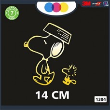 ADESIVO PER AUTO - SNOOPY - Woodstock - STICKERS notebook - cane, cani, adesivi cani, STICKERS auto - accessori, stickers, decal Cod.1304 (Oro) ADESIVO PER AUTO - SNOOPY - Woodstock - STICKERS notebook - cane, cani, adesivi cani, STICKERS auto - accessori, stickers, decal Cod.1304 (Oro)