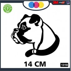 ADESIVO PER AUTO - CANE - BOXER PROFILO - STICKERS - notebook - cane, cani, adesivi cani, STICKERS auto - accessori, stickers, decal Cod 1318 (Nero) ADESIVO PER AUTO - CANE - BOXER PROFILO - STICKERS - notebook - cane, cani, adesivi cani, STICKERS auto - accessori, stickers, decal Cod 1318 (Nero)