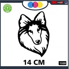 ADESIVO PER AUTO - CANE - COLLIE - STICKERS - notebook - cane, cani, adesivi cani, STICKERS auto - accessori, stickers, decal Cod 1320 (Nero) ADESIVO PER AUTO - CANE - COLLIE - STICKERS - notebook - cane, cani, adesivi cani, STICKERS auto - accessori, stickers, decal Cod 1320 (Nero)