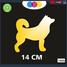 ADESIVO PER AUTO -SAGOMA CANE - STICKERS - notebook - cane, cani, adesivi cani, STICKERS auto - accessori, stickers, decal Cod 1323 (Oro) ADESIVO PER AUTO -SAGOMA CANE - STICKERS - notebook - cane, cani, adesivi cani, STICKERS auto - accessori, stickers, decal Cod 1323 (Oro)