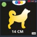 ADESIVO PER AUTO -SAGOMA CANE - STICKERS - notebook - cane, cani, adesivi cani, STICKERS auto - accessori, stickers, decal Cod 1323 (Oro) ADESIVO PER AUTO -SAGOMA CANE - STICKERS - notebook - cane, cani, adesivi cani, STICKERS auto - accessori, stickers, decal Cod 1323 (Oro)