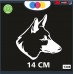 ADESIVO PER AUTO - CANE PASTORE TEDESCO -GERMAN SHEPHERD - STICKERS - notebook - cane, cani, adesivi cani, STICKERS auto - accessori, stickers, decal Cod 1336 (Bianco) ADESIVO PER AUTO - CANE PASTORE TEDESCO -GERMAN SHEPHERD - STICKERS - notebook - cane, cani, adesivi cani, STICKERS auto - accessori, stickers, decal Cod 1336 (Bianco)