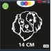 ADESIVO PER AUTO - CANE COCKER - STICKERS - notebook - cane, cani, adesivi cani, STICKERS auto - accessori, stickers, decal Cod 1331 (Bianco) ADESIVO PER AUTO - CANE COCKER - STICKERS - notebook - cane, cani, adesivi cani, STICKERS auto - accessori, stickers, decal Cod 1331 (Bianco)