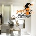 VH0417 Adesivi Murali Wall Art - Gatto Happy Halloween - Misure 63x70 cm - nero e arancio - Vetrofanie per Halloween, vetrine negozi, stickers VH0417 Adesivi Murali Wall Art - Gatto Happy Halloween - Misure 63x70 cm - nero e arancio - Vetrofanie per Halloween, vetrine negozi, stickers