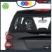 ADESIVO PER AUTO - SNOOPY - Woodstock - COLORE NERO - STICKERS notebook - cane, cani, adesivi cani, STICKERS auto - accessori, stickers, decal Cod.1303