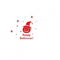 GYMNLJY Decorazioni di Halloween zucca impermeabile parete adesivo vetrine KTV bar vetro parete sticker vacanze rosso set di tre in tre dimensioni
