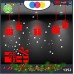 Vetrofanie natalizie e decorazioni di natale - RENNA COLORE: ROSSO - MERRY CHRISTMAS- DECORAZIONI NATALIZIE XMAS - STICKERS , decal ,addobbi , natale , christmas vertofanie natalizie e decorazioni di natale Cod 1352-1